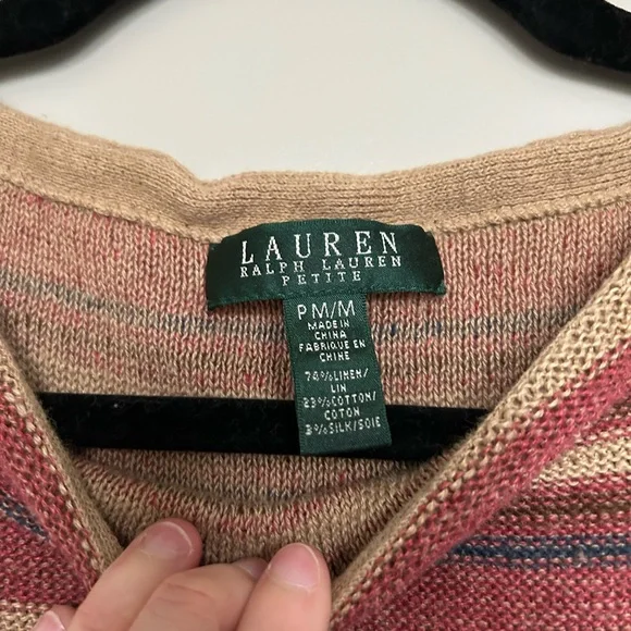 Lauren Ralph Lauren Petit Striped Sleeveless Knit - Picture 2 of 4